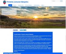Website Primăria comunei Sânpetru